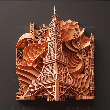 3D model tokyo tower (STL)